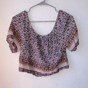 Forever 21 cropped blouse